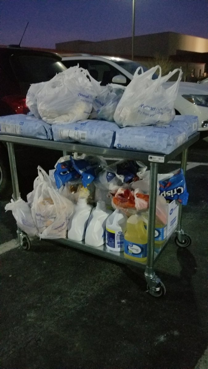 MrsODellsCreat1's tweet photo. FACS dept headed to Walmart to pick up items for upcoming food labs. These Trips,  from the time we leave school until we leave the school again after shopping,  bringing it back to the school, unloading cars, transporting  to the dept,  sorting &amp; storing usually takes 3+  hours. https://t.co/hULf5doTk2