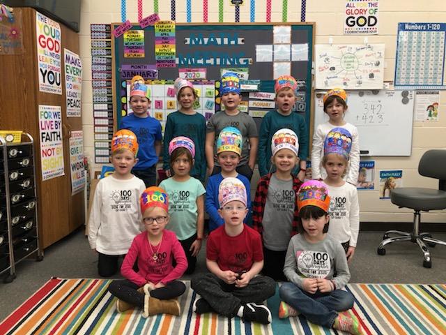 EFYork's tweet photo. 1st Grade knows how to celebrate the 100th Day of School🥳 💯 #FaithFullyLutheran #NLSW20 https://t.co/Pr3r5yQQyj