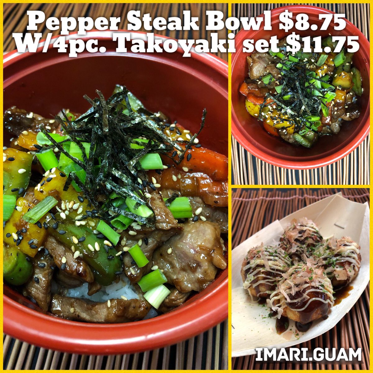 ImariGuam's tweet photo. Added this to the Menu! 😋 Follow us on: FB and IG @ imari.guam ❤️🇬🇺🇯🇵 https://t.co/MexZovhqX0