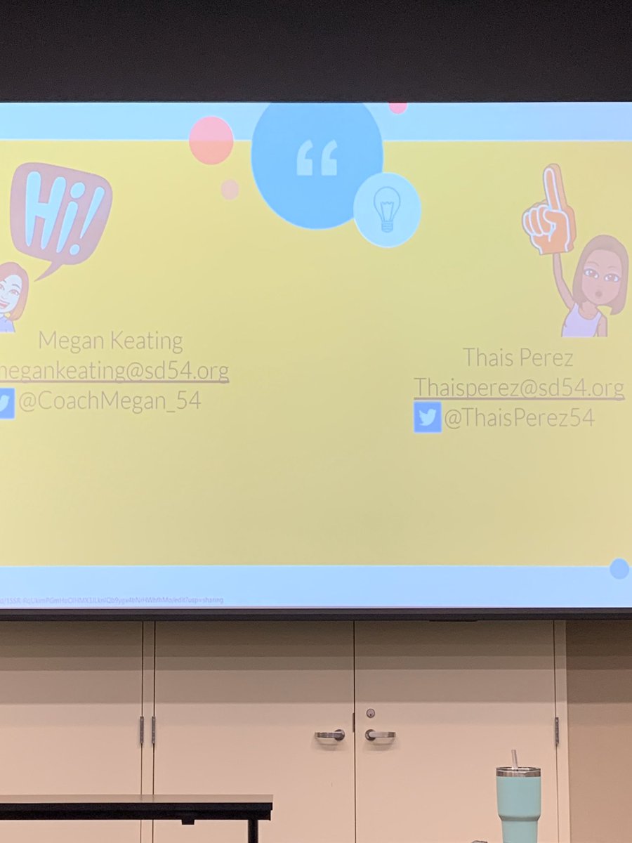 MrsAndrewsD54's tweet photo. Today I am thankful for a wonderful presentation by @ThaisPerez54 and @CoachMegan_54 for sharing their knowledge, experiences, and tools for supporting students so they can be their best selves! #functionofbehavior #d54schools https://t.co/WuJnPNTpFl