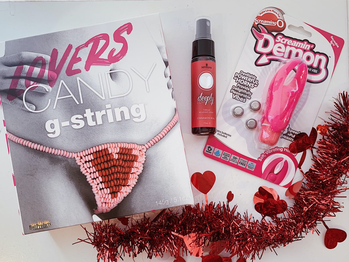 TabooRVA's tweet photo. It's cummmmming! Are you ready for Valentine's Day?
.
.
.
.
.
#valentinesday #candygstring #edibleundies #forlovers #screamindemon #screamingo #vday #oralsexspray #godeep #rva #giftsforlovers #taboorva #loveyourself #pleasure #sexpositivity https://t.co/6A18jWWXfs
