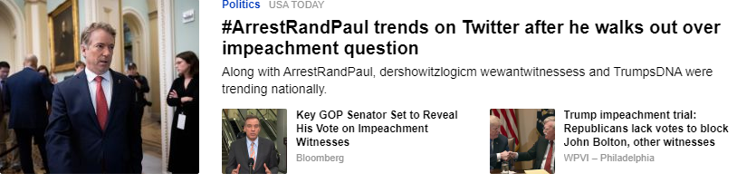 RisePDX's tweet image. #ArrestRandPaul #TrumpsDNA #dershowitzlogic #WeWantWitnesses 

@RandPaul is a traitor. #LockHimUp for dereliction of duty and trying to out a protected whistleblower.

#ImpeachmentTrial