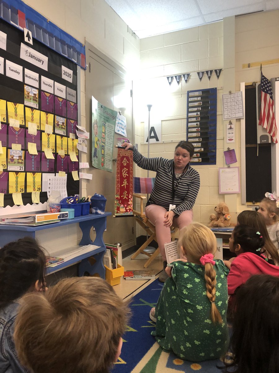MrsHeichel5K's tweet photo. Mrs. Haubenreich taught us about the Vietnamese Lunar New Year today.  We loved the photos she shared celebrating the New Year with Nghi and other BF families! https://t.co/SMbIRaUSOz