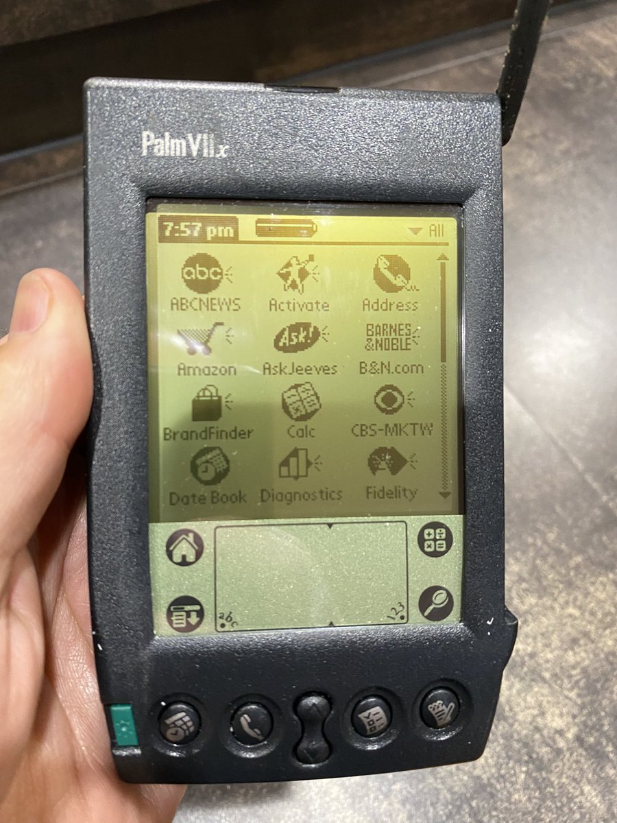 Palm VIIx - Ask Jeeves