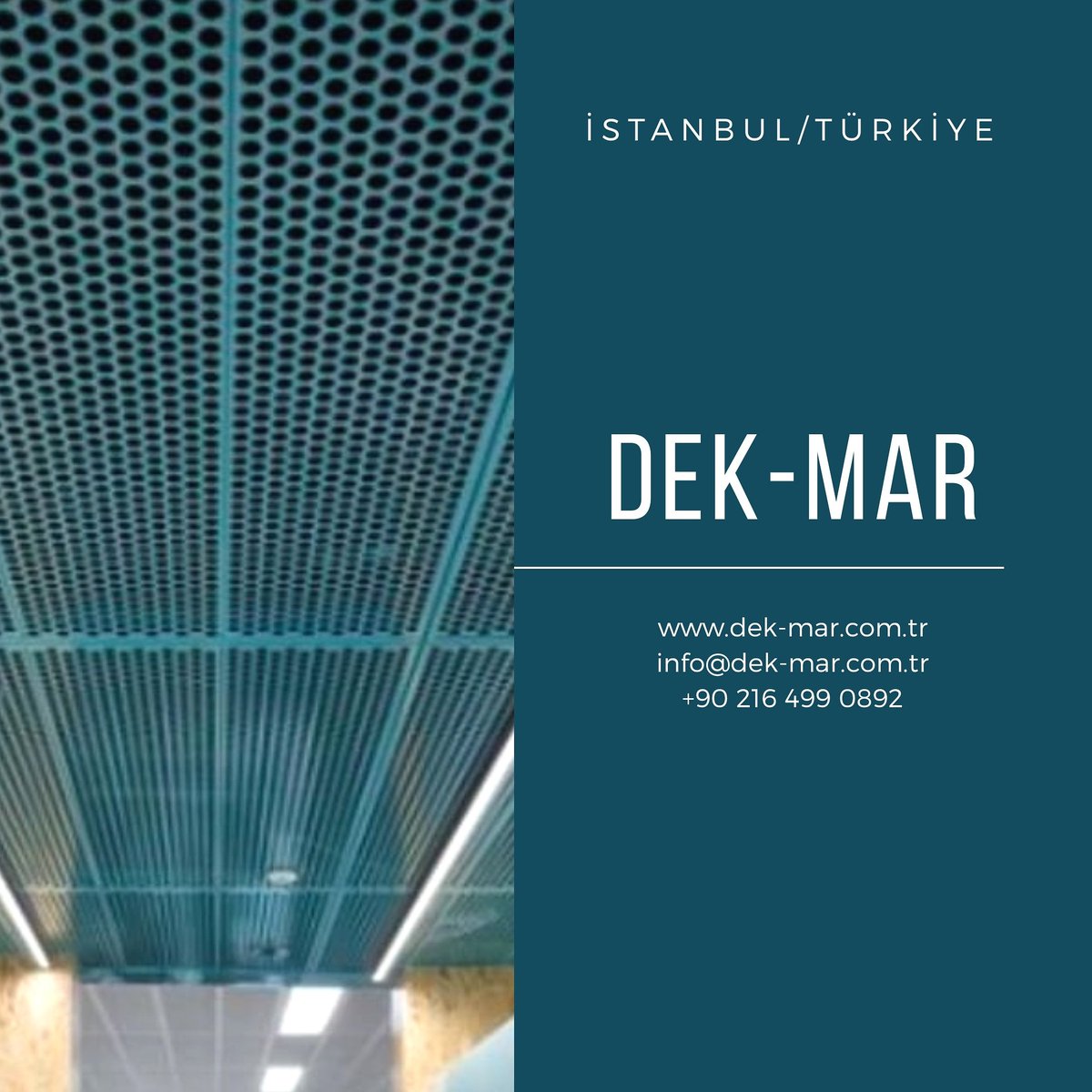 dek_insaat's tweet image. Asma Tavan Sistemleri
#meshasmatavan #meshtavan #genişletilmişmetaltavan #asmatavan #asmatavanmodelleri #asmatavanfiyatları #petekasmatavan #petektavan #alüminyumpetekasmatavan #petekasmatavanm2fiyatları #metaltavan #metalasmatavan #clipintavan 
dek-mar.com.tr/tr