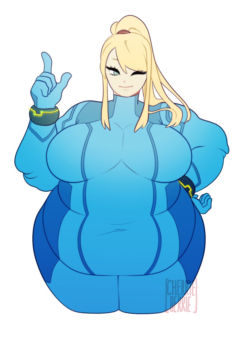 https://www.deviantart.com/cherrieberriie/art/Fat-Samus-821221660. 