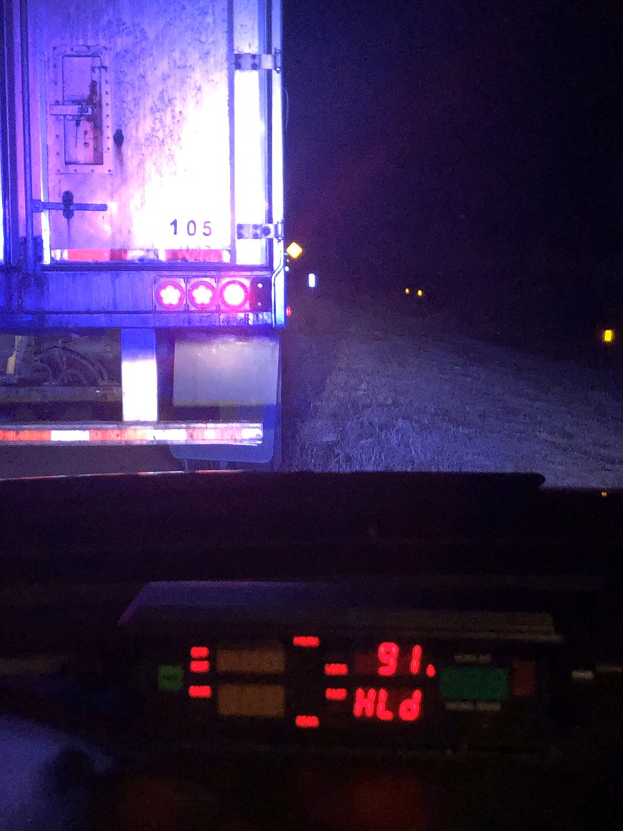 91 in a 75 mph zone is a poor choice. Going that fast in a #cmv is a horrible choice!
#makebetterdecisions
#speedometerrequired
#DriveSafe 

#NSP175