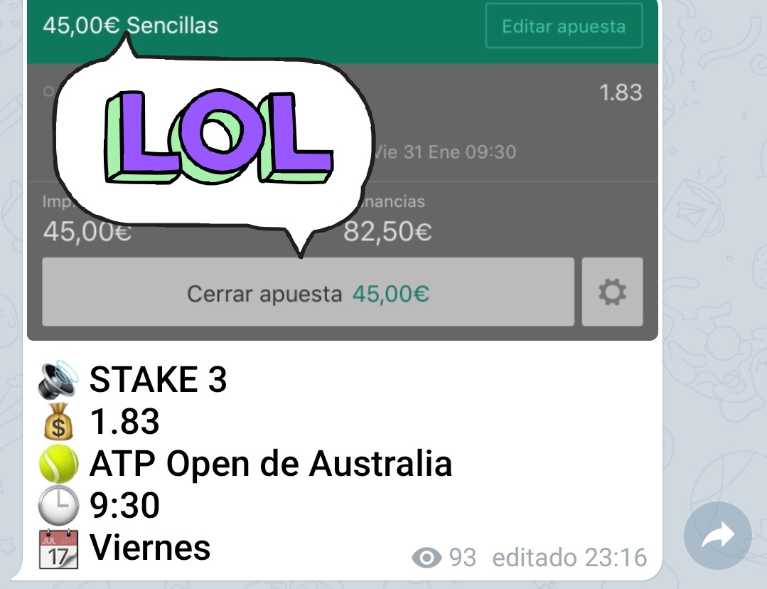 JokerTips3's tweet image. Auténtico partidazo hoy entre @ThiemDomi y @AlexZverev

Entra en nuestro canal de telegram y no te pierdas ninguna apuesta.

¡Go!
