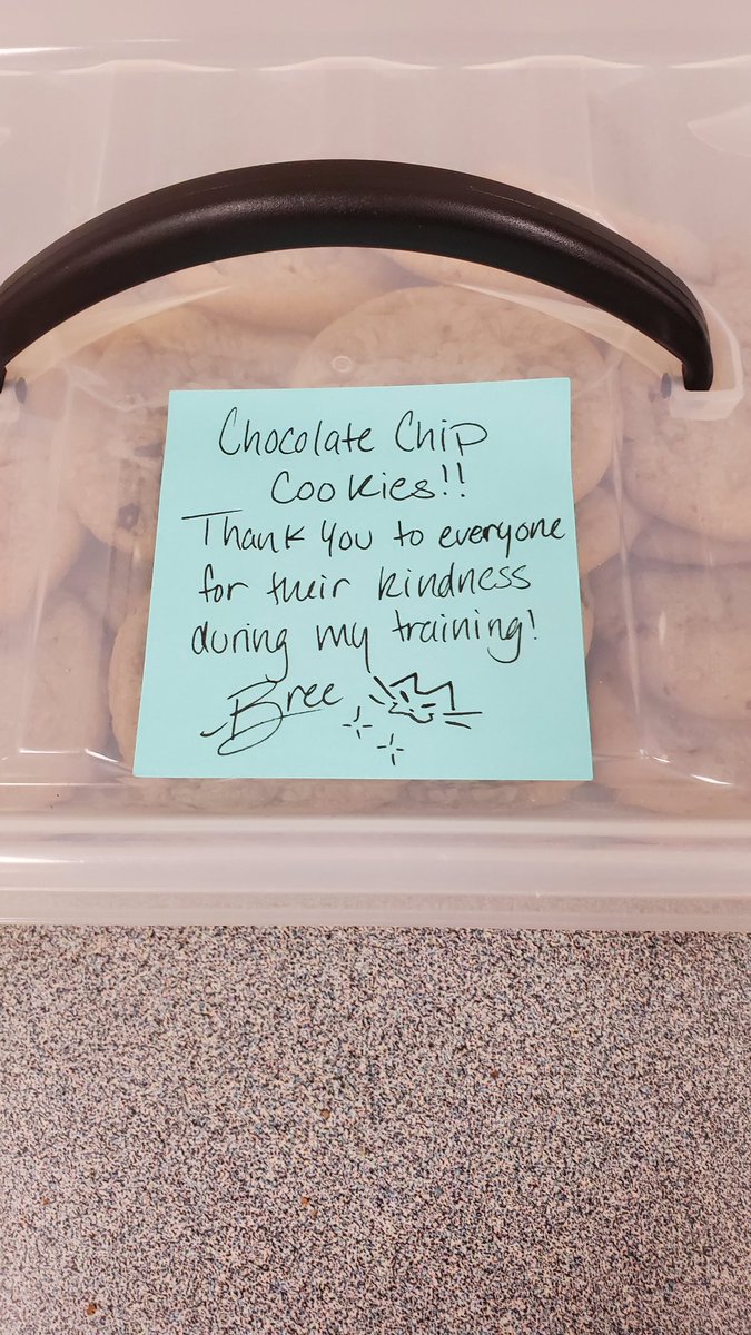 I LOVE THIS! Our newest Style Consultant Bree surprised us with homemade cookies to celebrate her second week of training! I'm so excited that she's part of our team! #worksomewhereyoulove