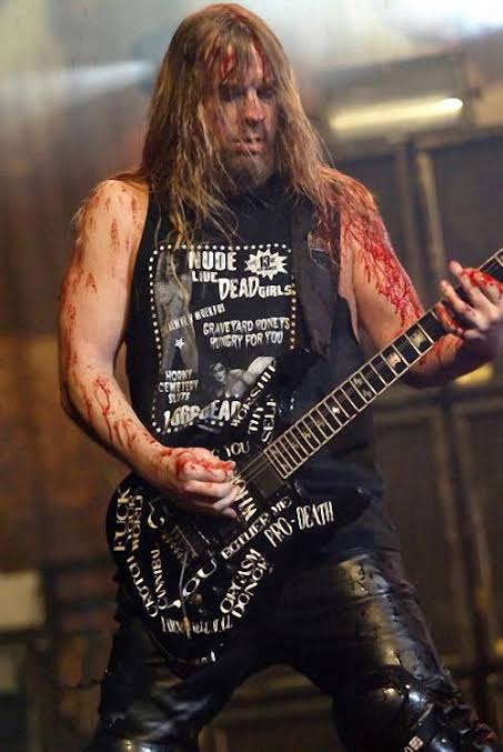 THRASH BIRTHDAY JEFF HANNEMAN

Jeffrey John Hanneman was an American musician, best known as a founding member of the American thrash metal band Slayer. 
Born: January 31, 1964, Oakland, California.
Died: May 2, 2013.
#JeffHanneman #Slayer #ThrashMetal