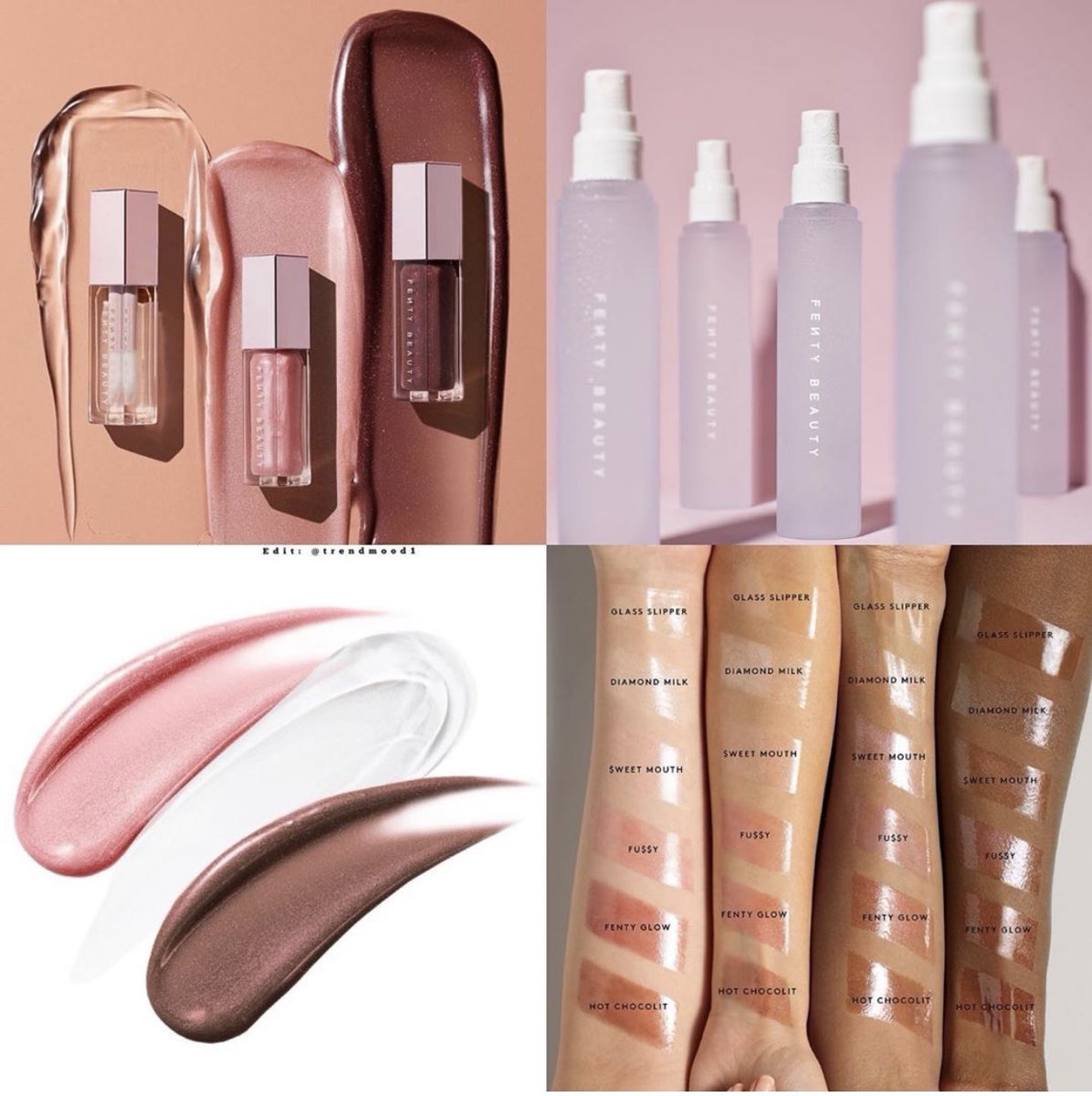 Trendmood Available Now Link T Co Yhx6lwdzhi Online Sephora All New Fentybeauty Is Coming For Our Money 1 What It Dew Makeup Refreshing Spray 30 2 Gloss Bomb