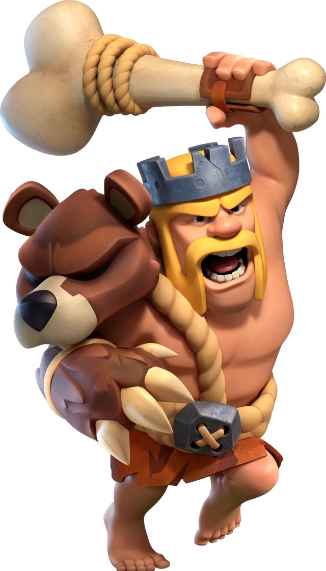 Summer King: New Barbarian King hero skin in Clash of Clans