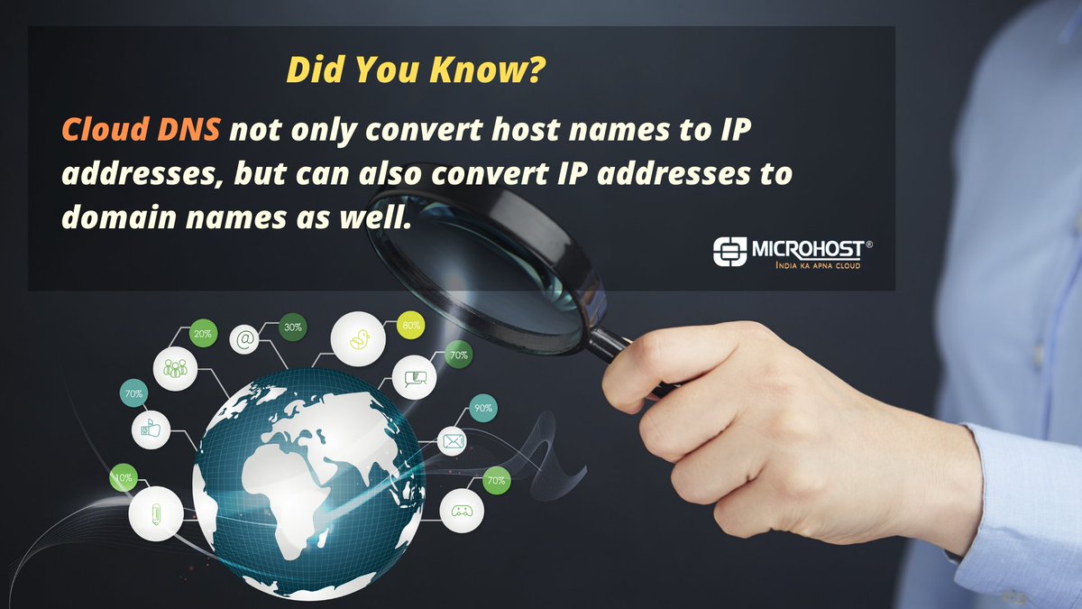 uthocloud's tweet photo. #DidYouKnow ?

Cloud DNS not only convert hostnames to IP addresses but can also convert IP addresses to domain names as well.

#CloudComputing #MicrohostIndia #CloudDNS https://t.co/0mivYyMyor