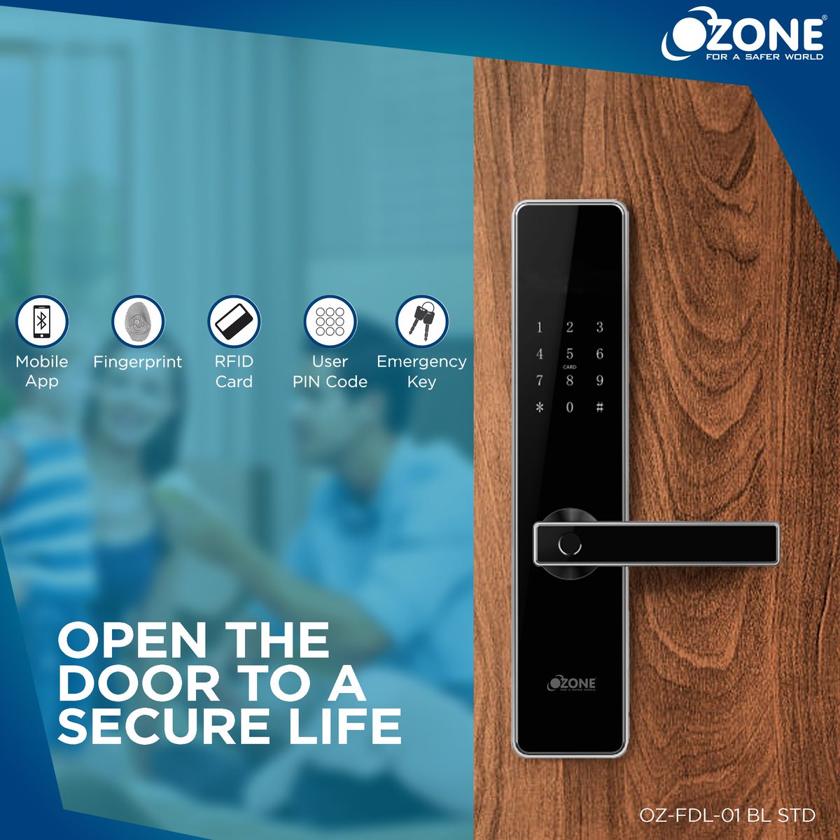 OzoneGroupIndia's tweet photo. Ozone's Digital Door Locks are very thoughtfully crafted to match the aesthetics of wooden and metal door.

#OzoneSecures #OzoneSecuritySolutions #DigitalDoorLocks #DigitalSecurity https://t.co/Eim1SvpBax