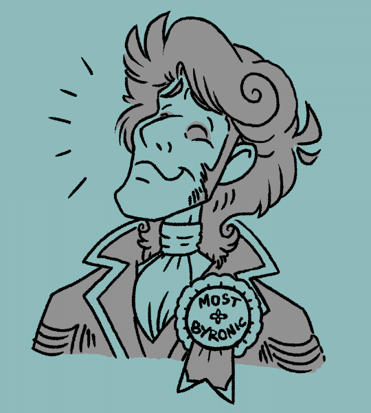 Ferrovore's tweet photo. I'm illustrating a story for someone else's @s2b2 entry in the coming issue! You can continue to find more of my personal work elsewhere, but I wanted to leave you all with a doodle of one of my prize-winning sons. I don't draw Hugh Wainwright nearly often enough. https://t.co/ap4puuUT76