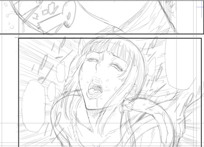 今日もひたすらペン入れして一日終わりそう。 