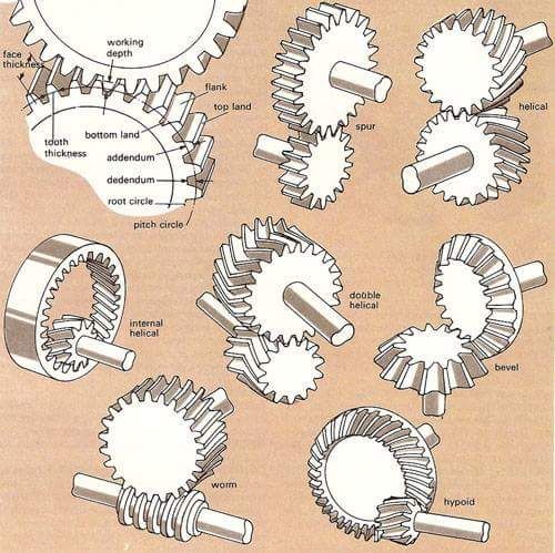 IvvanSmith's tweet photo. different types of #gears https://t.co/f38mWodOVc