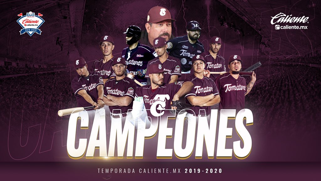 ¡PURO CULIACÁN! 🍅🔥 Los <a href="/clubtomateros/">Tomateros de Culiacán</a> son los campeones de la Temporada Caliente.mx 2019-2020 🏆 #FinalLMP