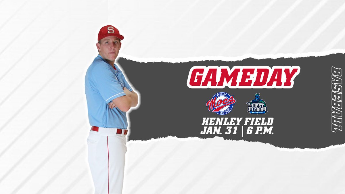GAMEDAY!
<a href="/MocsBaseball/">FSC Baseball</a> vs. West Florida! 
🕒 - 6 p.m.
📍 - Henley Field
📺 - FSCMocs.com/live   
📊 - MocsLive.com     
#LetsGoMocs
