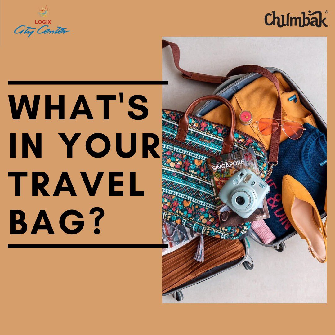 Travel safe and comfortable with <a href="/Chumbak/">Chumbak</a>, <a href="/logixcitycenter/">Logix City Center</a>, Noida!
.
.
.
#LogixCityCenter #CHUMBAK #travel #Backpack #travelessentials #shopnow