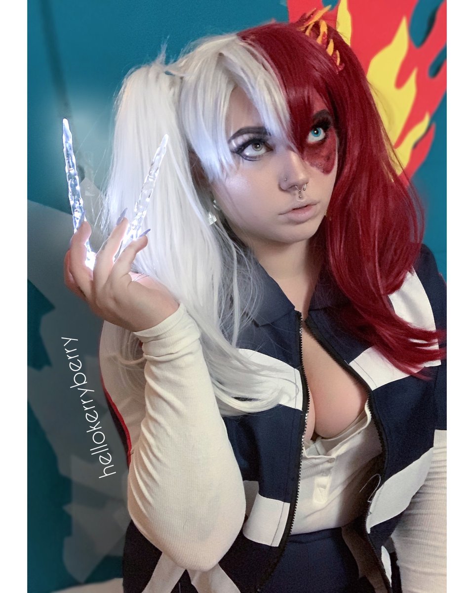 hellokerryberry's tweet image. Shoto Todoroki! #MHA #MyHeroAcademia #mhacosplay #cosplay #anime