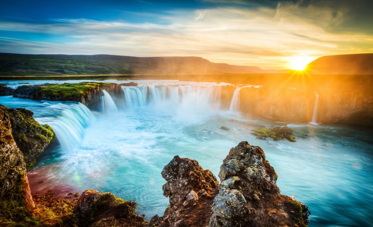 giannis2221963's tweet image. Godafoss Waterfall, Iceland