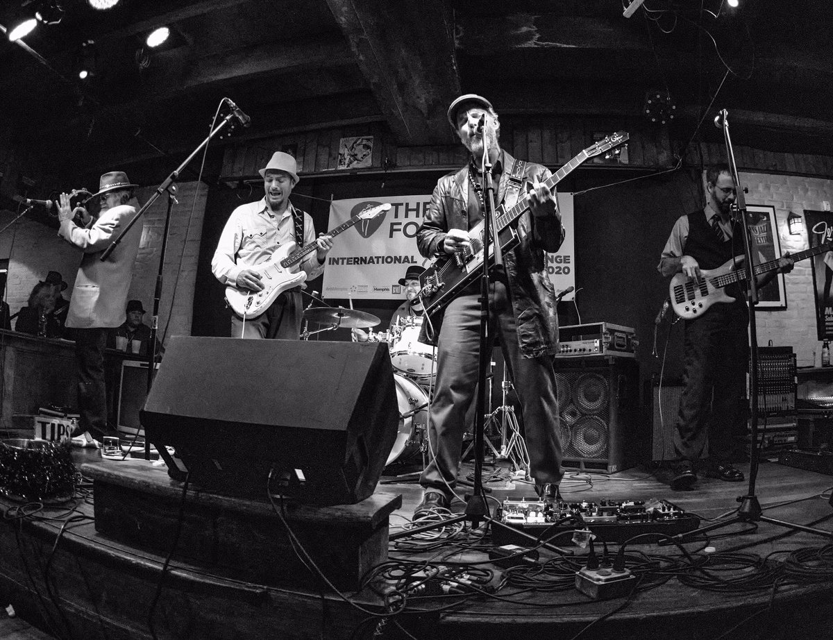 Mike Kerr (@mkerrmemphoto) on Twitter photo Thursday night on Beale Street at the 2020 #InternationalBluesChallenge, organized by <a href="/BluesFoundation/">The Blues Foundation</a> in #Memphis: 441 South; the Duffy Bishop Band; Denis Viel and Little Leslie; and the Smokers Blues Band.
#ibc2020 Thursday night on Beale Street at the 2020 #InternationalBluesChallenge, organized by <a href="/BluesFoundation/">The Blues Foundation</a> in #Memphis: 441 South; the Duffy Bishop Band; Denis Viel and Little Leslie; and the Smokers Blues Band.
#ibc2020