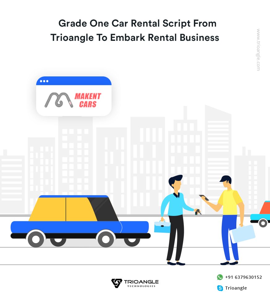 Trioangle's tweet image. Grade One Car Rental Script From Trioangle To Embark Rental Business
To know more tap here: trioangle.com/airbnb-clone-f… #AirbnbCloneForCars #PeerToPeerCarSharingScript #AirbnbScriptForCarRental #AirbnbScriptForCar #CarRentalScript