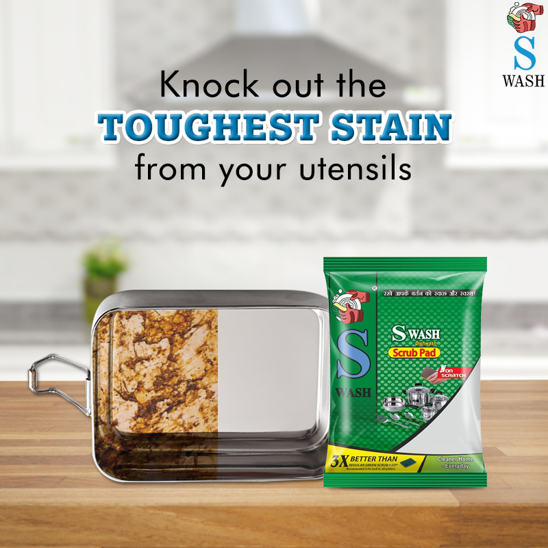 Swashindia's tweet photo. Every morning, do you feel your kitchen is as good as new❓

Remove the tough stains from your utensils now.

#cleanthetougheststain #cleaningtips #cleaners https://t.co/3U7HPyiKH2