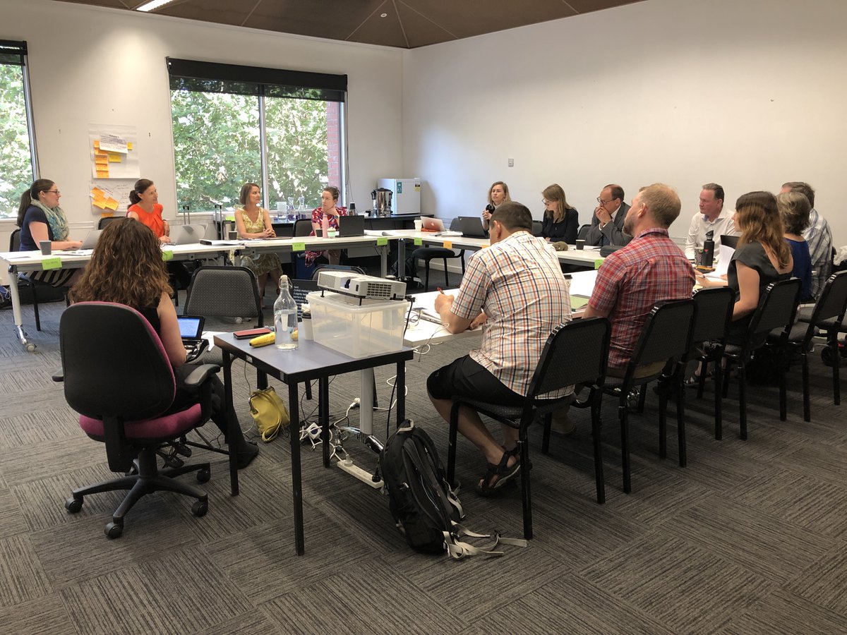 Photo of ADDC Executive Committee members with Department of Foreign Affairs & Trade representatives.