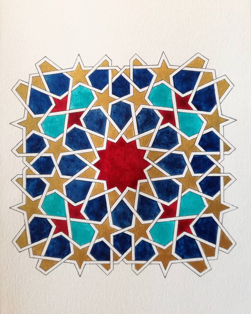 Reposting @muna.geometryart:

#islamicart #islamic_art #islamicpattern #islamicgeometry #islamicwallart #geometry #geometryart #sacredgeometry #geometric #geometricpattern #watercolour #geometryart #geometricart #art #arts #arist #paint #pattern #painting #design #designer