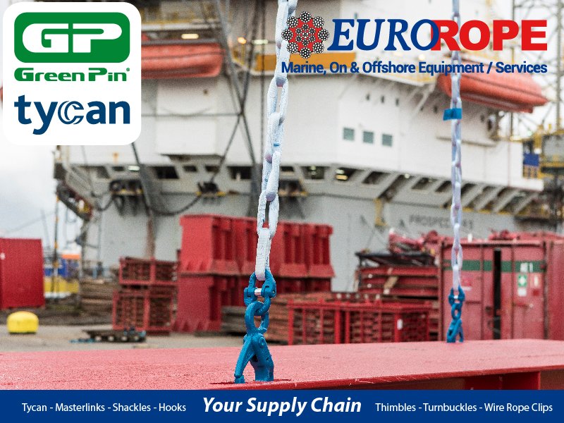 Welcome to the fibre age: a new era of safer and more efficient lashing and lifting.
An era that is powered by Green Pin Tycan Chains, made from Dyneema® fibre. Find out more here: lnkd.in/d8QVYzw