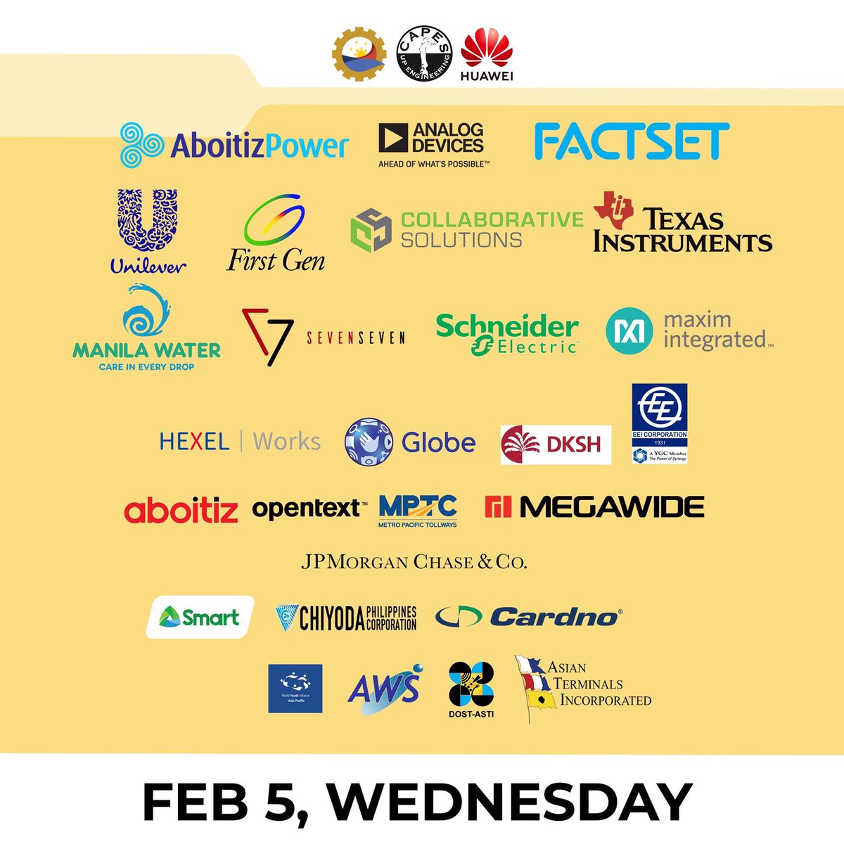 UPCAPES's tweet photo. Join us in the most anticipated collegiate job fair in the university and witness the widest array of corporate opportunities straight from our company partners.
Visit their booths at MH and ICE this coming February 4 to 7, 2020.
See you there!
#EngineeringTheFilipinoFuture https://t.co/GtyHTkONWG