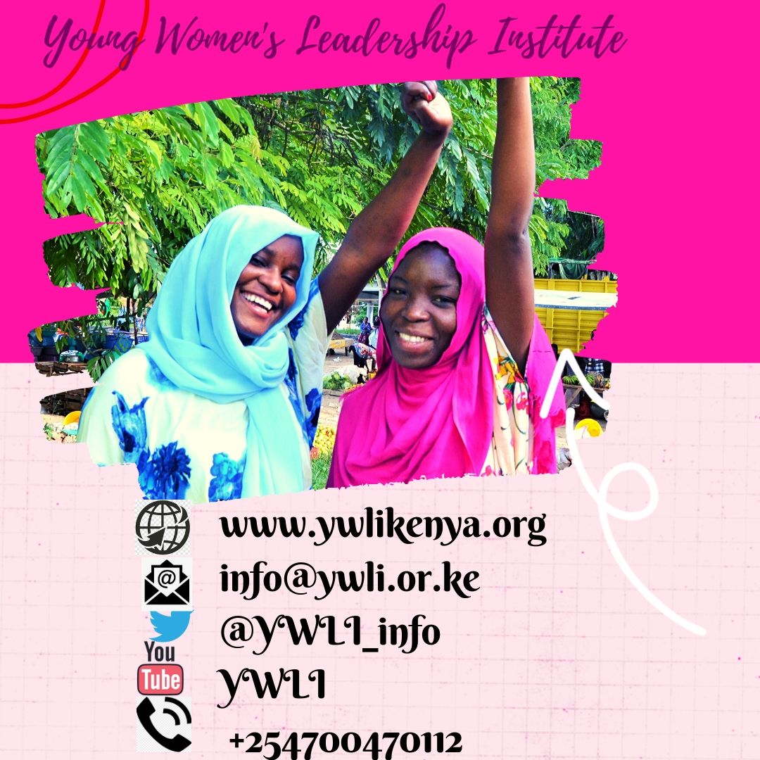 You can reach YWLI through the following networks. Femnet Secretariat @RHRNKenya @FatumasVoice @CSA_Kenya @oeditar @VaginaBearers @YConvening @_ShamimSalim
