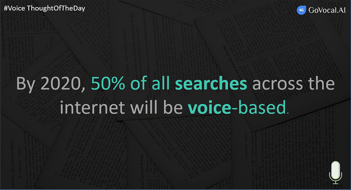 GoVocalAI's tweet photo. Soon #Voicesearch will take over #search all around us as #googleassistant rolls out to more and more devices, browsers and automobiles. 
#GoVocalAI #VoiceFirst #VoiceSEO #GoogleHome #AmazonAlexa #Alexa #EchoDot #VoiceTech #VoiceInnovation https://t.co/OMSjs1211F