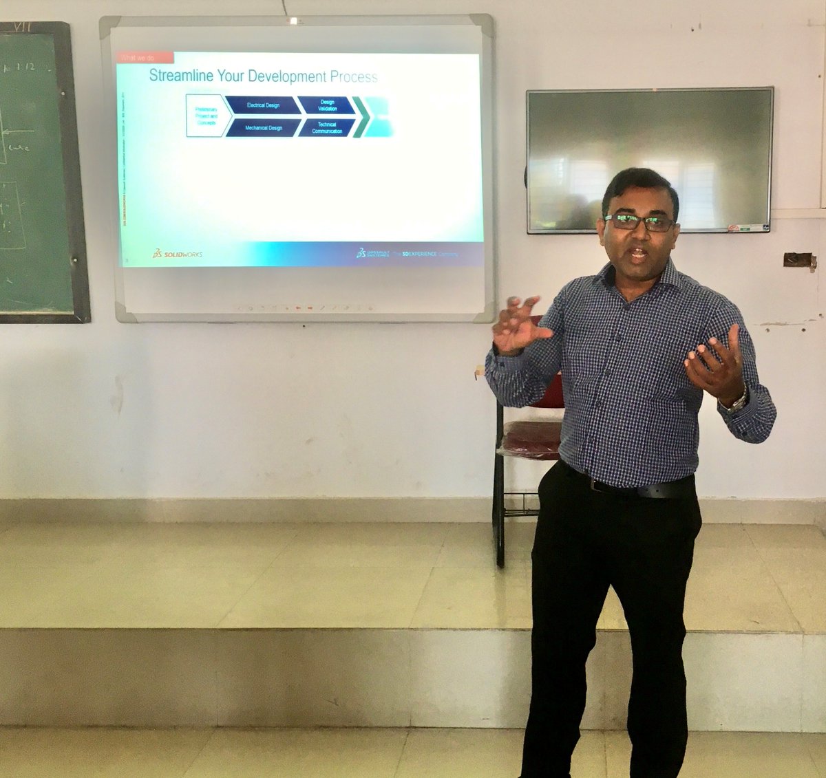 sajanthimmaiah's tweet photo. Seminar On "#SOLIDWORKS CAPABILITIES AND APPLICATIONS IN INDUSTRIAL PRODUCT DESIGN" Dr. Ambedkar Institute Of Technology, #Bengaluru on 31-01-2020
By 
@BeaconAnoop
  &amp; 
@MahadevBhand
  of 
@BEACON_India

 #SOLIDWORKSEDUCATION  #mechanicaldesign #3dcad 
@ambedkarinst https://t.co/gtDKF1mj0l