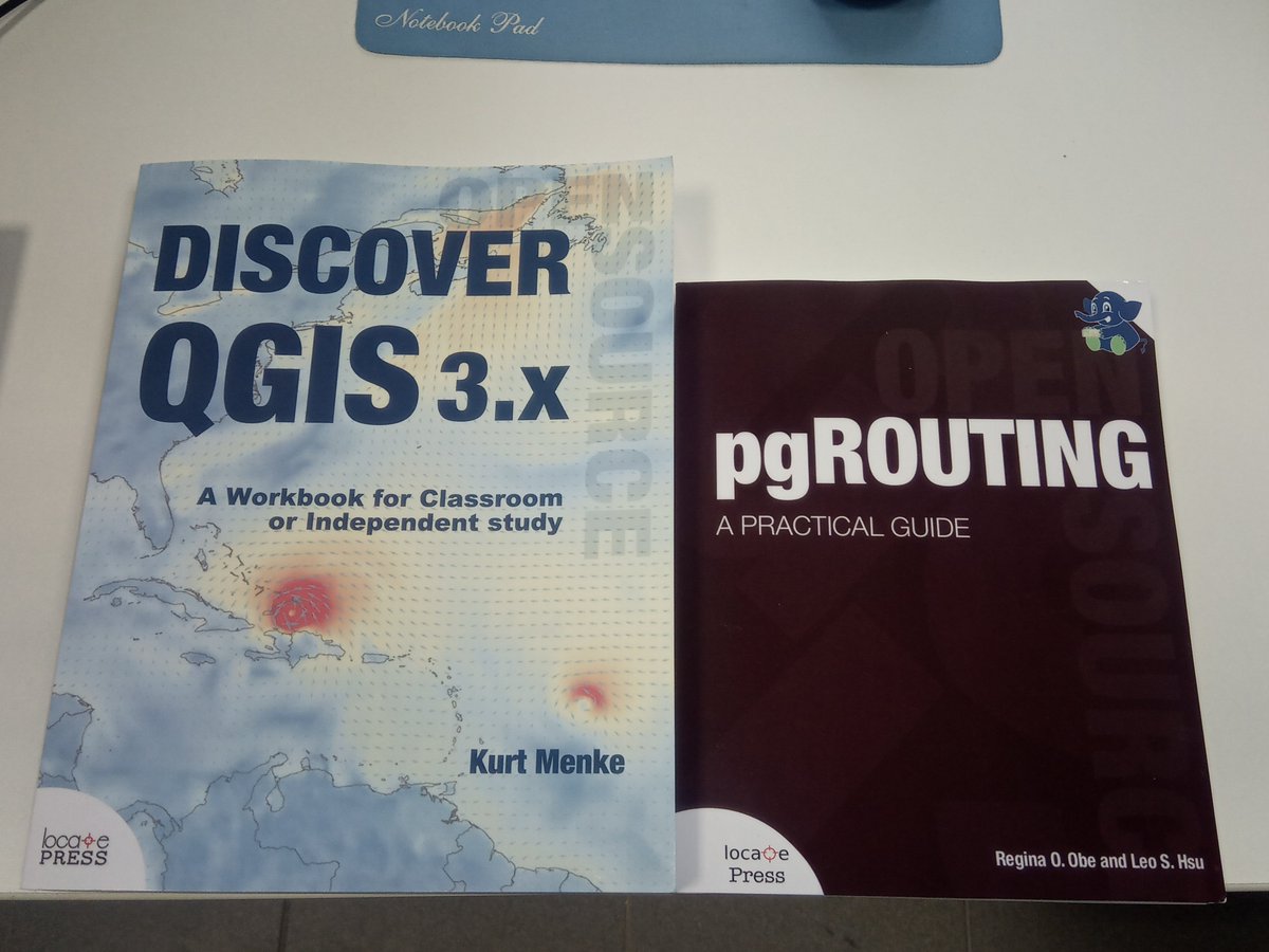 naturalgis's tweet image. Friday is even better when you get FOSS4G goodness in the mailbox! #QGIS #PostGIS #pgRouting @geomenke @reginaobe