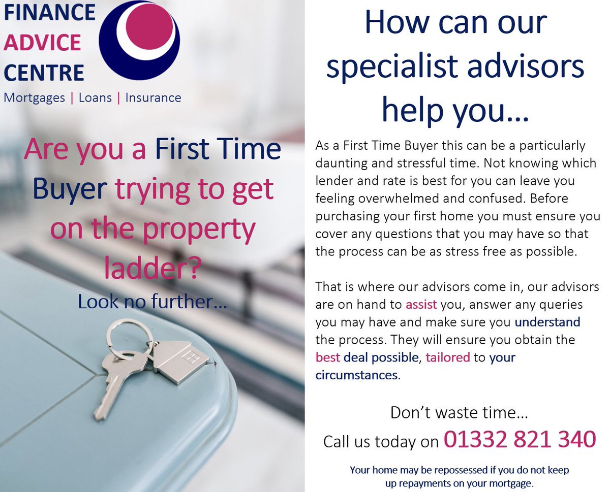Are you a First Time Buyer feeling overwhelmed and looking for a helping hand? Call us today on 01332 821340 and speak to one of our experienced Brokers 📲 #mortgage #mortgagecalculator #firsttimebuyer #firsthome #affordability #financeadvicecentre