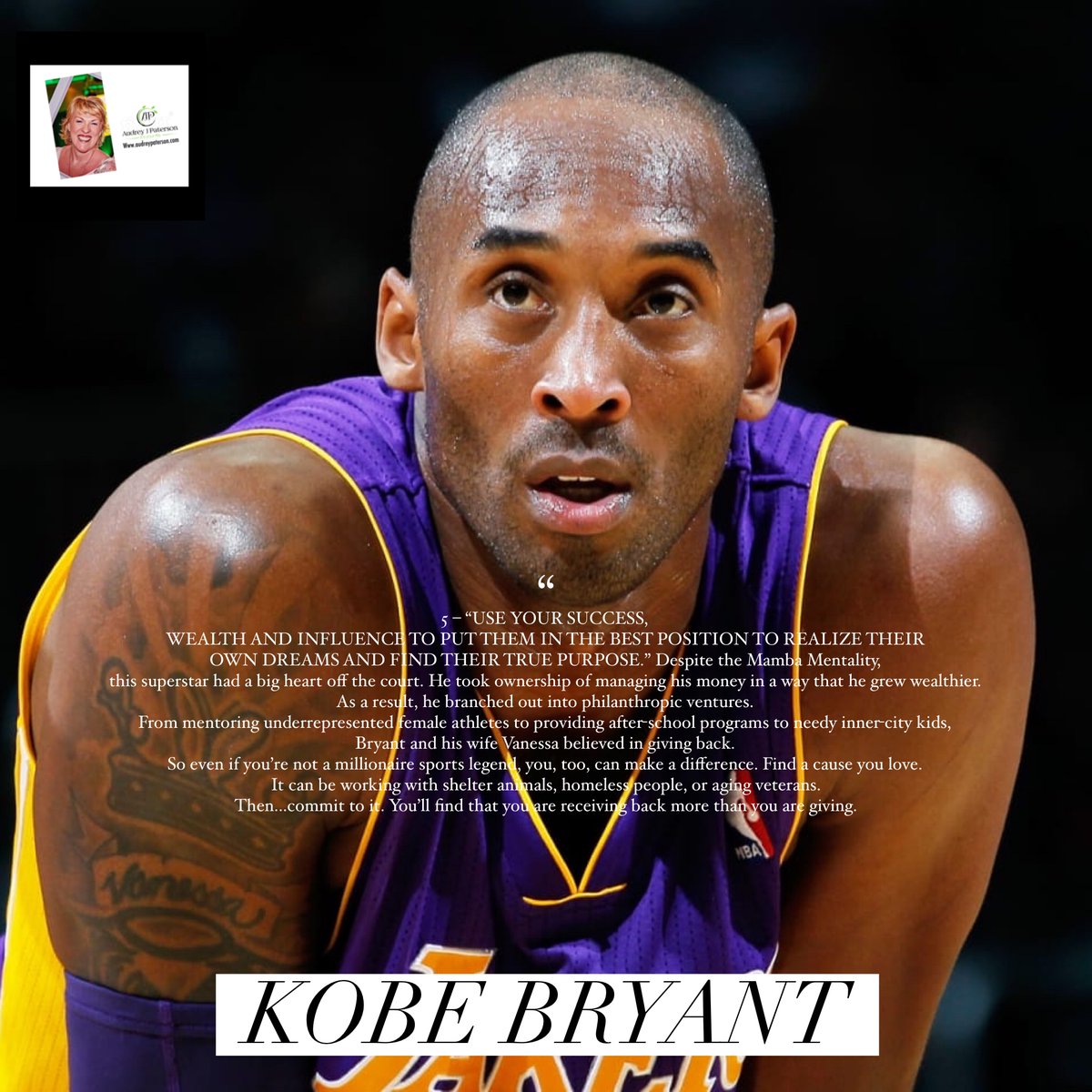 audreyjpaterson's tweet image. #lesson5 #kobebryant