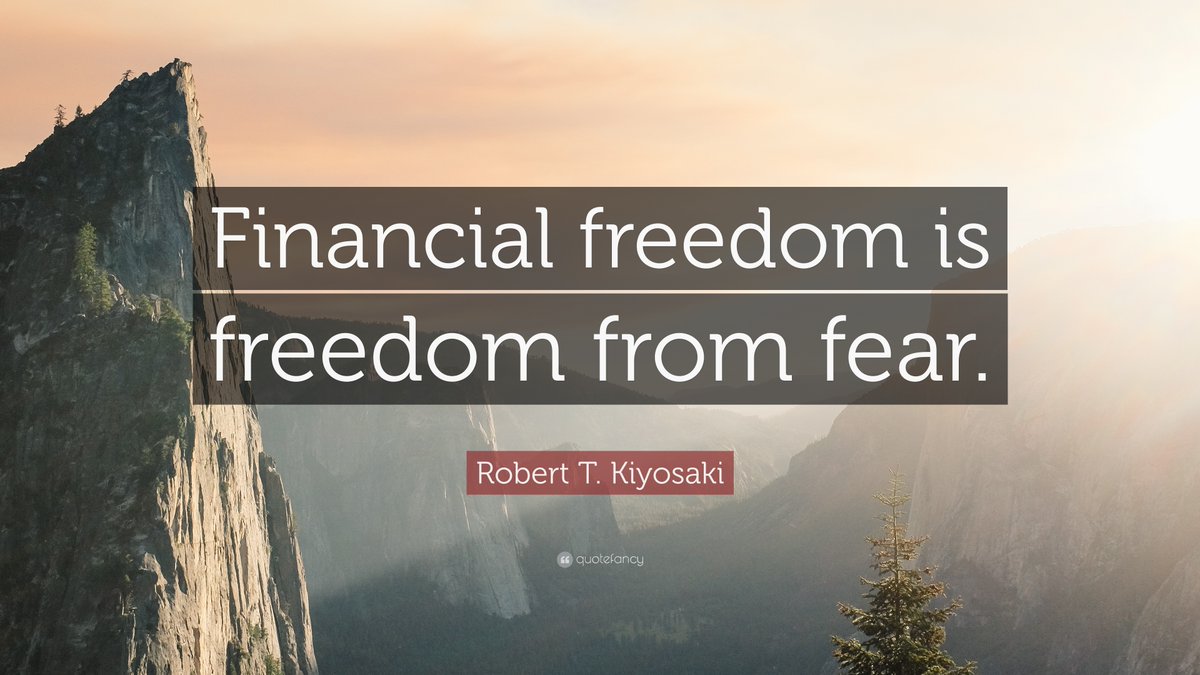 Managing your finances is managing your Potential Financial freedom is freedom from fear. DM me for more info.  #bitcoin #onlinetrading