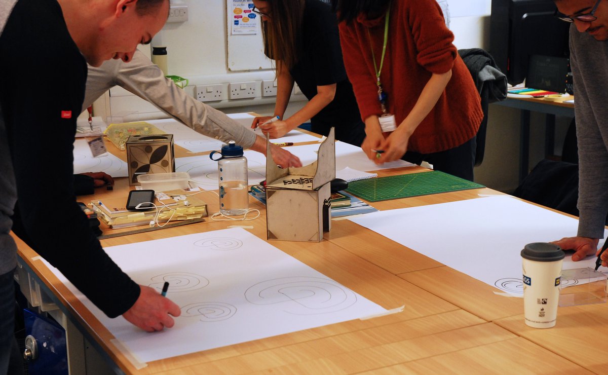 WrittleDesign's tweet photo. Monday's all-day event with #artist Jim Buchanan started with a #labyrinth #drawing workshop, exploring cycles and #rhythm, followed by the latest #Writtle #LandscapeTalk - #Art Meets #Landscape #Design, and concluded with a playspace model-making workshop.
#nature #inspiration https://t.co/rg3wU1ceul