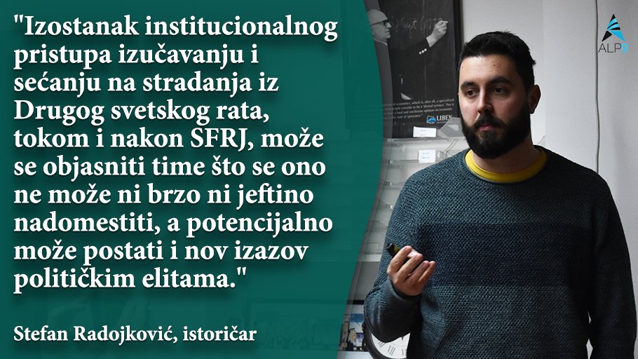 LibekBG's tweet photo. 👨🏫 U okviru Kreativnog kursa na Akademiji liberalne politike o istoriji holokausta na prostorima Srbije sinoć je govorio istoričar @RadojkovicS.
#ALP9 #holokaust #starosajmiste https://t.co/4EcZOpVdOj