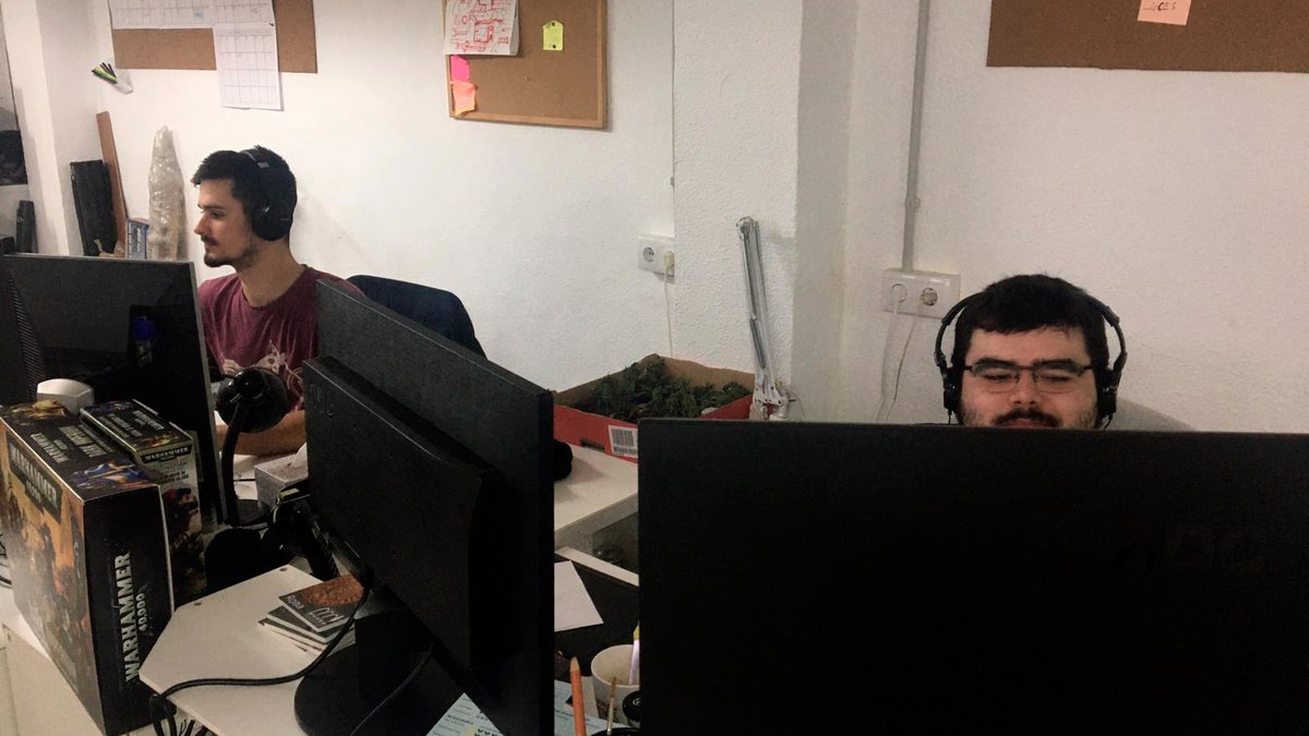 SlixCorp's tweet photo. Our #ArtdDepartment is finalizing the details for the presentation of our first #VRGame. 🎮🌍🚀
#SlixCorp #VR #Games #Sci-fi #TheCleaner #Alien #Space #Cartagena #Murcia #Spain https://t.co/15sMzfIGfu