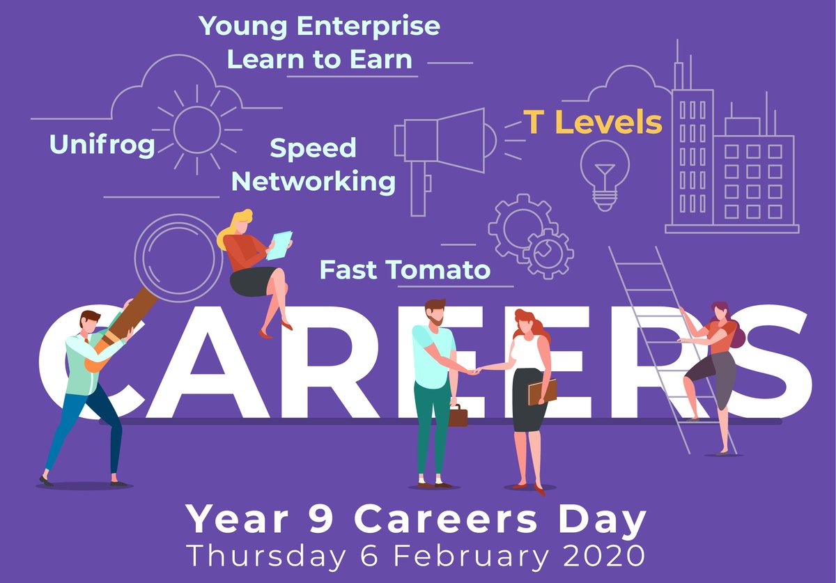 LaRetraiteSW12's tweet photo. Year 9 students will spend Thursday 6 February off-timetable to take part in our annual #Careers Day. Featuring speed networking, workshops with @youngenterprise #LearnToEarn, #FastTomato &amp; @unifrog and #TLevel info sessions - it's going to be a lot of fun and very informative. https://t.co/1JDtFuqllX