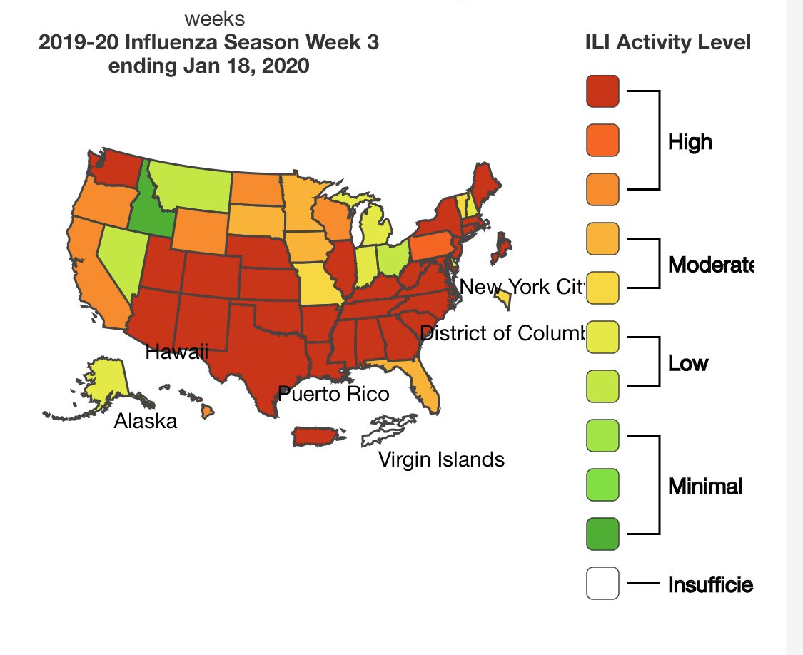 FastAccessHCare's tweet image. The FLU report from the CDC.  We are here to help.   Call or walk-in to any of our locations today.  423-894-0432 FastAccessHealthcare.com