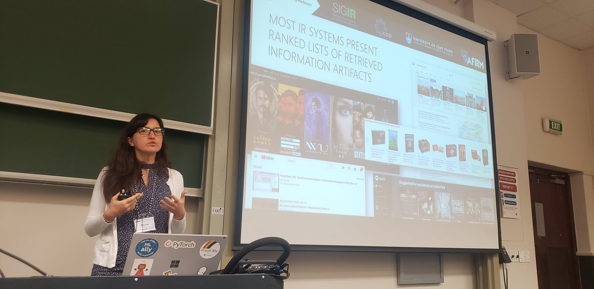 UnderdogGeek's tweet photo. Next up: @xxEmineYilmazxx on the fundamentals of learning to rank for IR. #AFIRM2020 https://t.co/MoiBeXzWcT