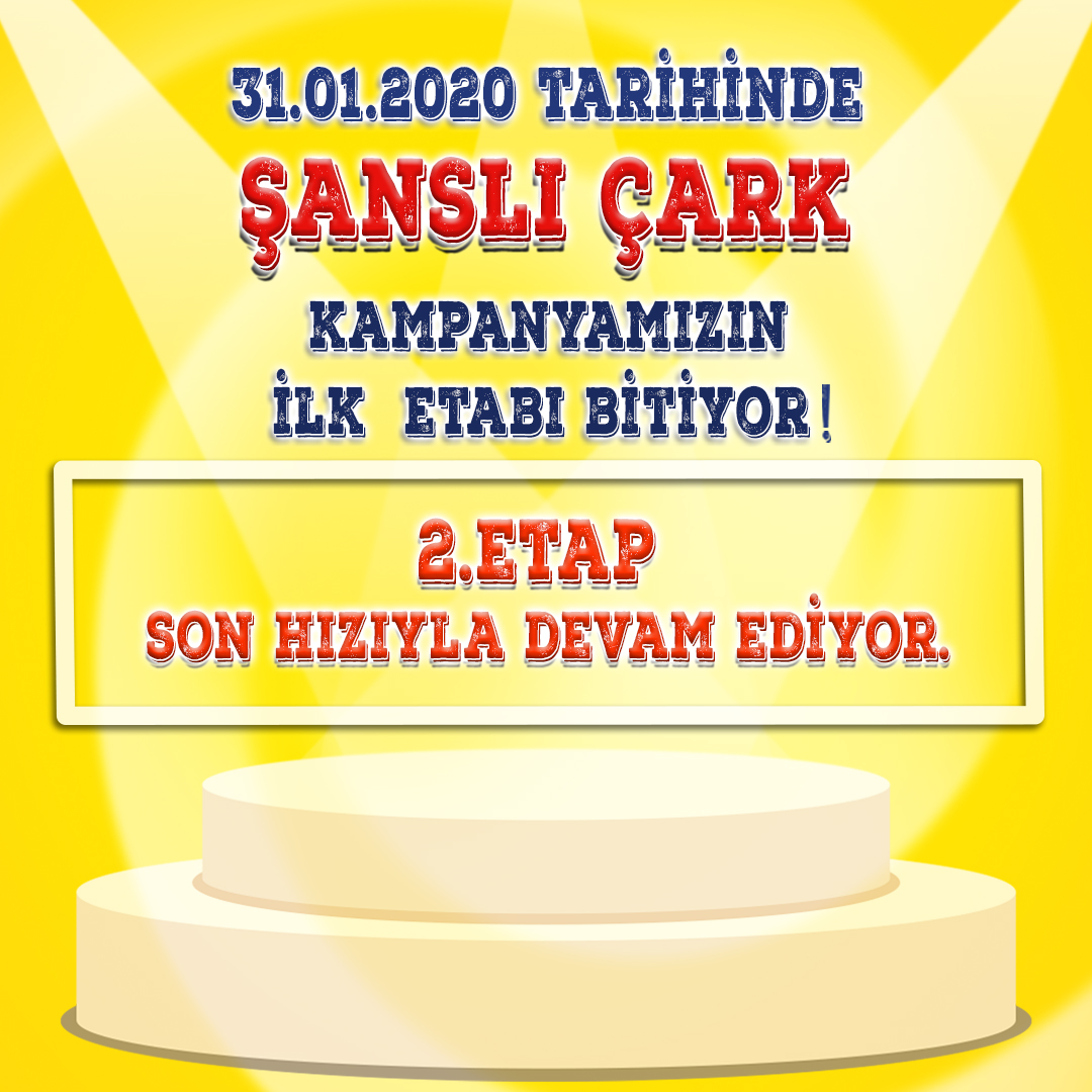 chipsmastertr's tweet photo. 📢🎁Şanslı Çark kampanyamızın 1.etabı 31.01.2020 tarihinde sona ermiştir. Çekilişimiz 07.02.2020 tarihinde gerçekleştirilecek olup kazananların listesi sosyal medya hesaplarımızdan duyurulacaktır. #şanslıçark #patos #cipso #chipsmaster #cerezos https://t.co/JiyMCWNOPs