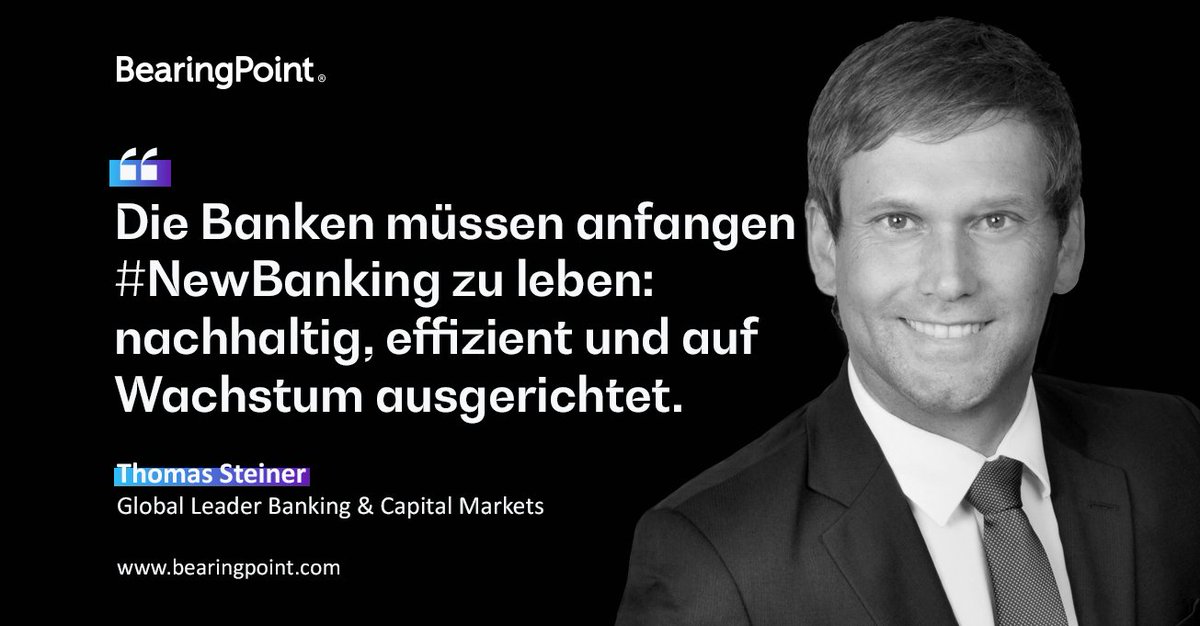 BearingPoint_de's tweet photo. Um wettbewerbsfähig zu bleiben, müssen Banken neben weiteren Kostenoptimierungen auch neue Ertragsfelder sichern. Lesenswert auch der Artikel im @Tagesspiegel https://t.co/EsnkGsQW6D #newbanking #FSSummit https://t.co/rJBj9XimsZ