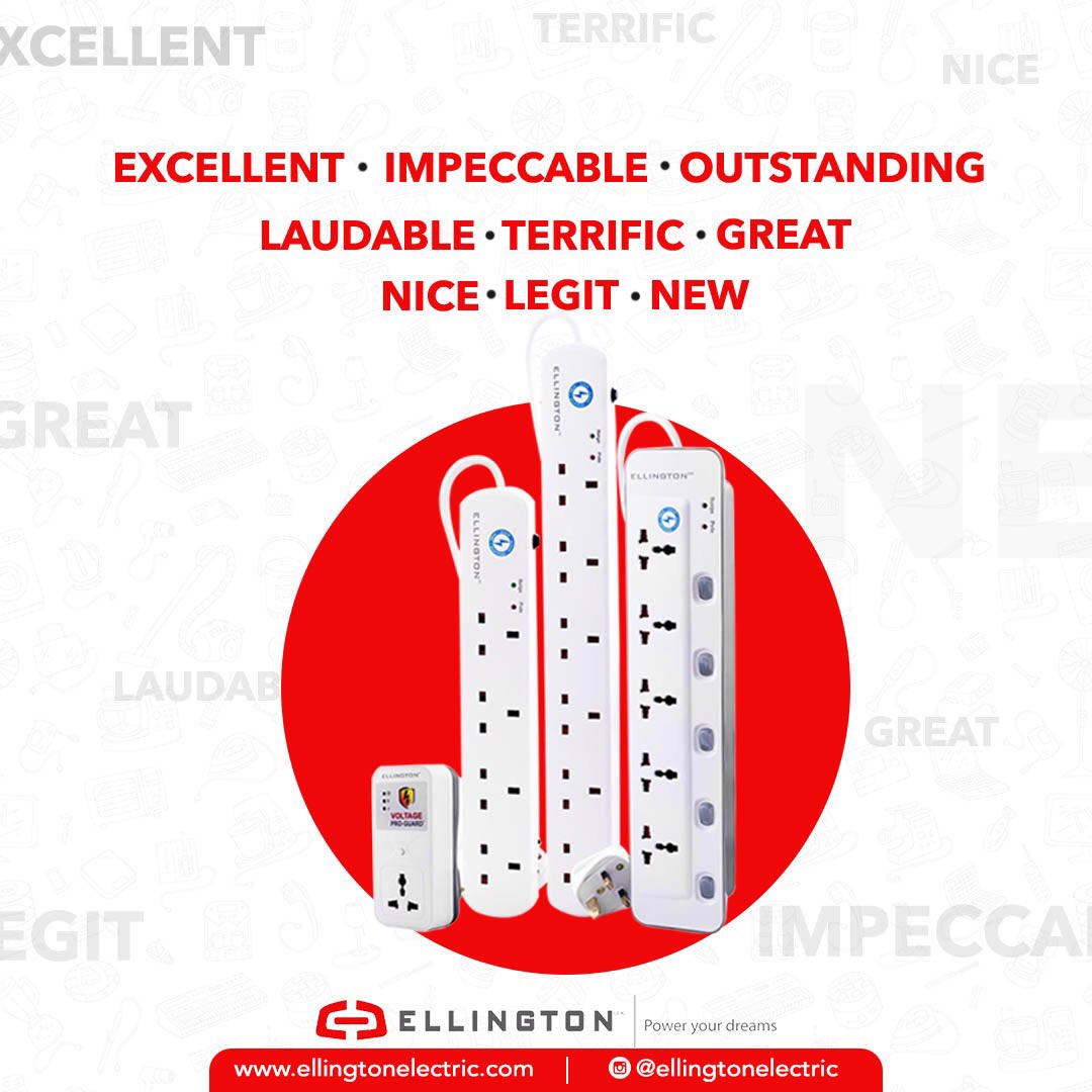 ellingtonelect's tweet image. These are just few ways to describe our products as we guarantee you get unbeatable quality. ⁣
⁣
We are always here to help power your dreams. ⁣

#EllingtonElectric #Electrical #ElectricalTools #ElectronicSolution #ElectronicInstruments #ElectronicalAppliance #Abuja