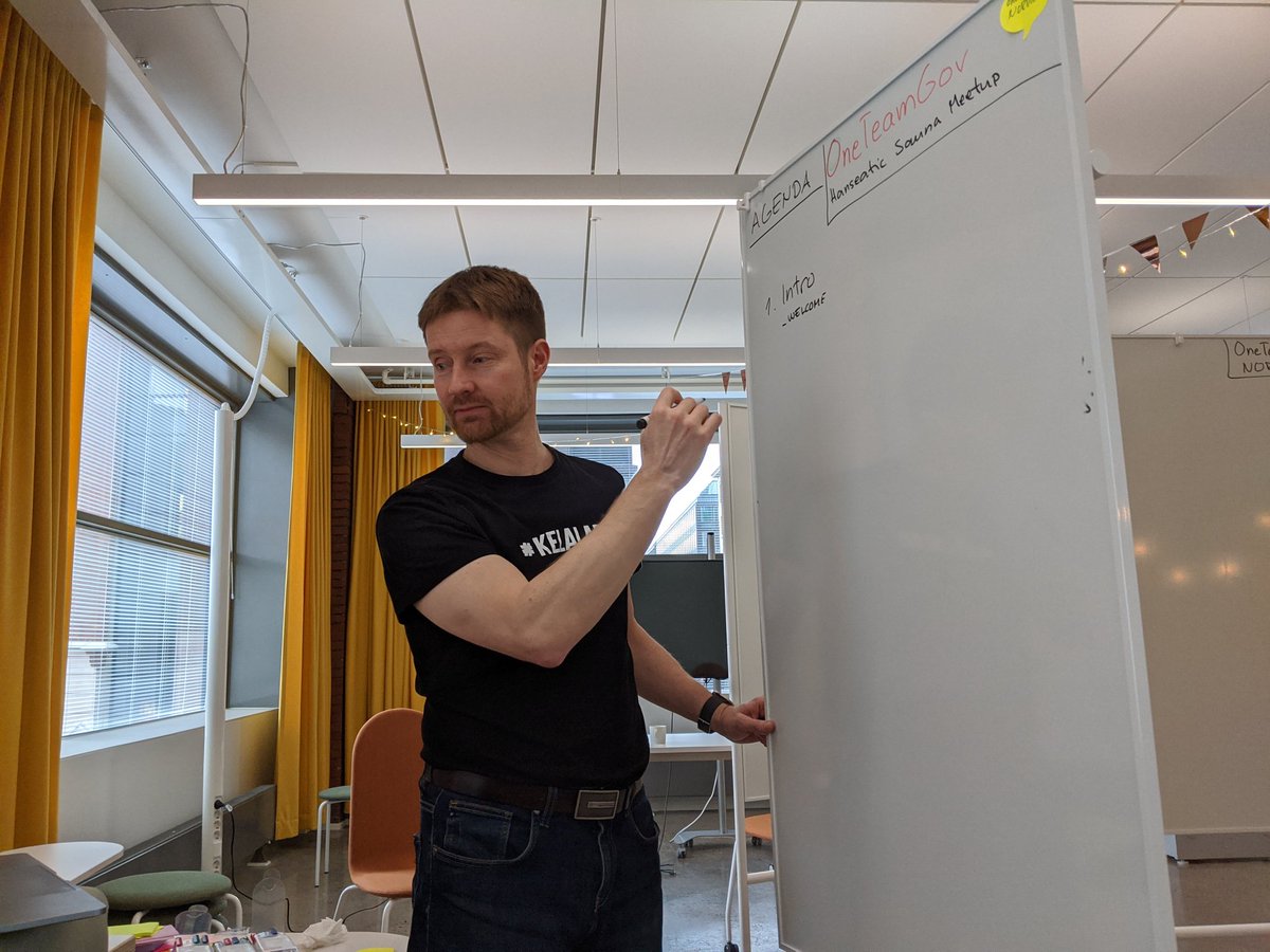 OneTeamGovFi's tweet photo. The day has arrived! Getting ready for our @OneTeamGovNo &amp; @OneTeamGovSE to arrive in Helsinki to plan the epic OTG Nordic conference in June. Hanseatic league sauna meeting day is here! #sauna #productivity #northernway https://t.co/VoMnfx3hhF